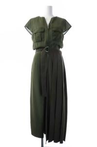 19SS MILITARY ALL IN ONE オールインワン フレンチスリーブ テーパードパンツ