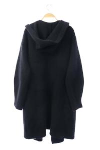 Theory AVALON HOODED COAT フード ニットコート コーディガン カーディガン 長袖 ロング S 黒 ブラック