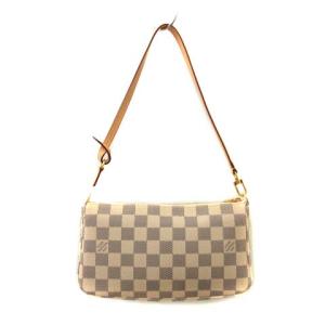 LOUIS VUITTON ダミエアズール ポシェット アクセソワール ホワイト N41207