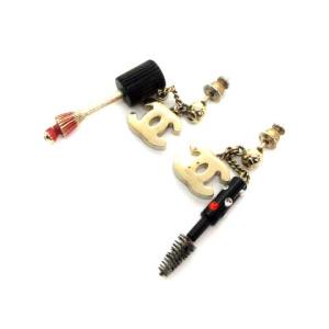 CHANEL ヴィンテージ P94K ココマーク ピアス 両耳 ゴールド