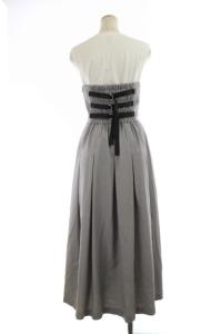 Ameri VINTAGE STIICH TUCK DRESS セットアップ ハイウエストスカート フレア ノースリーブ 