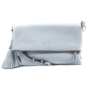 THEA レザーショルダーバッグ 水色