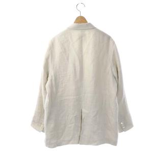 Spick&Span 21SS リネンダブルブレストジャケット アイボリー