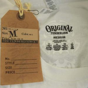 TENDERLOIN 21SS TEE C.Z.Z.MプリントTシャツ 半袖 コットン M 白 ホワイト