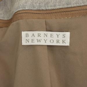 BARNEYS NEW YORK フェイクレイヤードレザージャケット 38 ベージュ