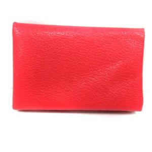 CALVI カードケース 名刺入れ T刻印 ピンク