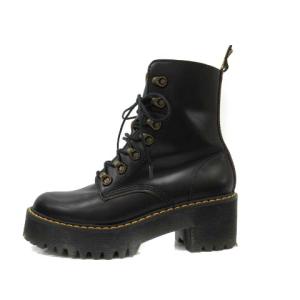 Dr.Martens Leona 7 Hook Boot ショート レースアップ UK5 ブラック