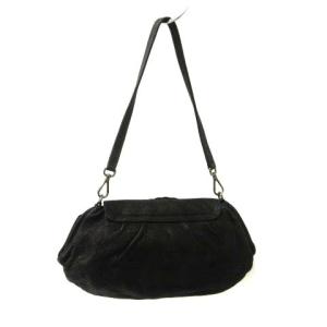 PRADA 2WAY ショルダーバッグ ビジュー レザー ブラック