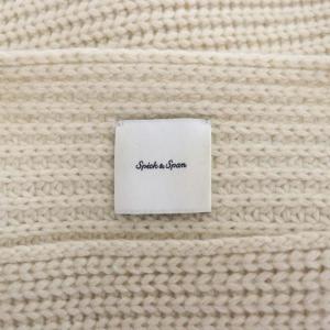 Spick&Span 19AW 畦ショートプルオーバーニットセーター アイボリー