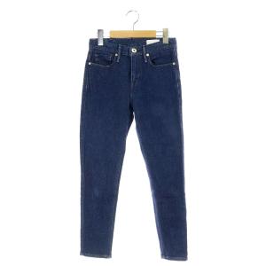 THE STELLA 加工ストレッチデニムパンツ スキニー クロップド ブルー