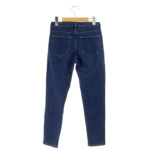 upper hights THE STELLA 加工ストレッチデニムパンツ スキニー クロップド ブルー