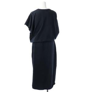 ENFOLD カットワンピース 36 ネイビー
