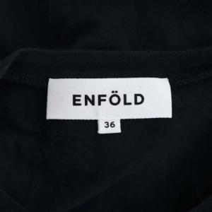 ENFOLD カットワンピース 36 ネイビー
