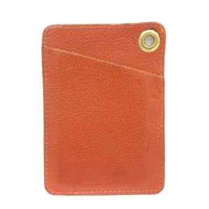 カードケース 定期入れ 牛革 ブラウン