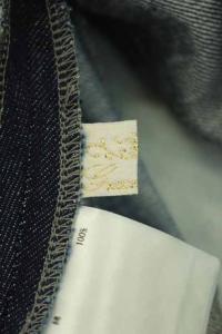 Grace Class 18SS デニムカラーブロックワンピース 36 ネイビー