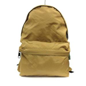 リュックサック デイパック ナイロン 無地 茶 ブラウン 黒 ブラック