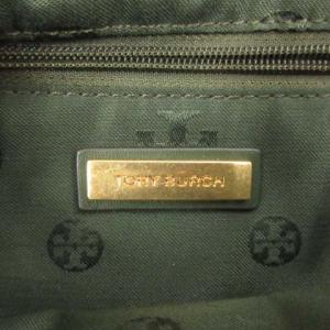 TORY BURCH エラ ミニトートバッグ ハンドバッグ ロゴ ナイロン カーキ