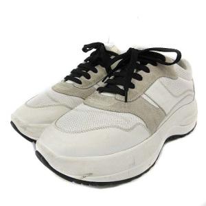 CELINE デリバリー スニーカー ローカット 厚底 インヒール 25cm