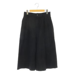 19SS HIGH DENSE LINEN ワイドパンツ 2 ブラック