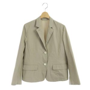 19SS COTTON PLAIN WEAVE テーラードジャケット 1 ベージュ