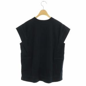 Drawer コットン天竺ショートスリーブ カットソー  シルク混 1 ダークネイビー