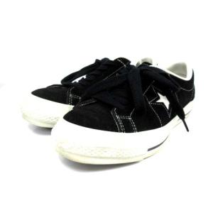 CONVERSE One Star Japan Suede レースアップスニーカー ブラック