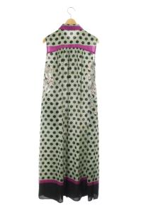 Grace Class 21AW ハートflowerシャツワンピースドット 36 グリーン