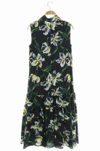 Grace Class 21SS カサブランカプリントドレス ブラック