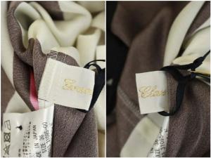 Grace Class 21AW マルチボーダーシャツドレス シアー 36 アイボリー