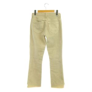 MOTHER カットオフパンツ デニム ジーンズ セミフレア 25 ベージュ