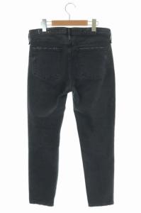 upper hights THE STELLA ガールフレンド ストレッチダメージデニムパンツ ジーンズ テーパード 27 チャコールグレー