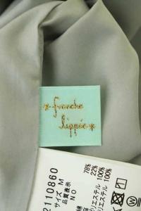 franche lippée ジャンパースカート ワンピース 刺繍 ミモレ ロング M グレー