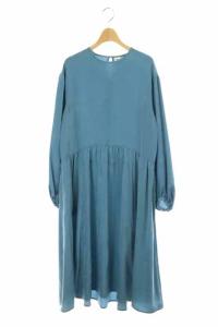 ワンピース フレア XS スモークブルー