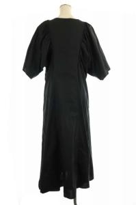 Merlette ワンピース ミモレ S 黒
