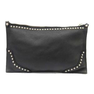 J&M DAVIDSON ショルダーバッグ ワンショルダー スタッズ レザー 黒 ブラック