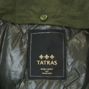 TATRAS ANCO M-65 ダウンジャケット 製品染め 02 カーキ