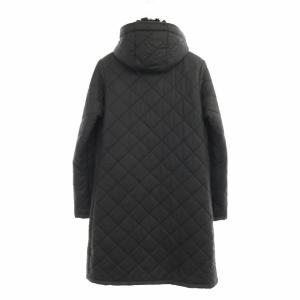 MACKINTOSH ファー付キルティングコート 中綿コート アウター フード 34 ブラック