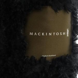 MACKINTOSH ファー付キルティングコート 中綿コート アウター フード 34 ブラック