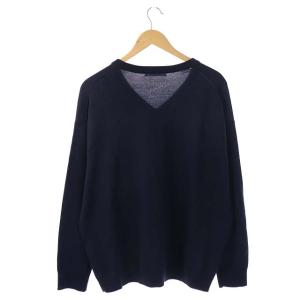 GALERIE VIE 20AW ニット プルミエールウール 長袖 プルオーバー Vネック S ネイビー