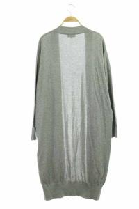 HYKE ロングカーディガン ニット 長袖 1 グレー