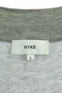 HYKE ロングカーディガン ニット 長袖 1 グレー
