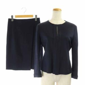 ジャケットスカートセットアップ ダークネイビー