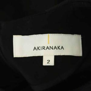 AKIRANAKA Morgane PO BK ギャザープルオーバーブラウス 2 ブラック