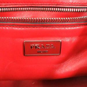 PRADA 2WAYバッグ スエード レッド BN2625