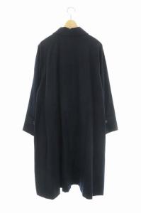 MARGARET HOWELL ステンカラーコート ロング アウター 2 紺 ネイビー