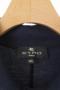 ETRO ひざ丈ワンピース ネイビー