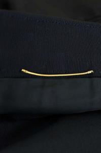 Deuxieme Classe Navy Maxi スリットタイトスカート ブラック