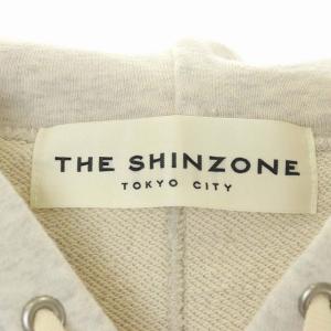 Shinzone 21SS ジップアップパーカー ジャケット コットン F グレー 21MMSCU30