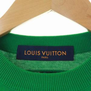 LOUIS VUITTON 21AW Virgil Abloh エブリデイLVクルーネック ニットソー シルク XS 緑