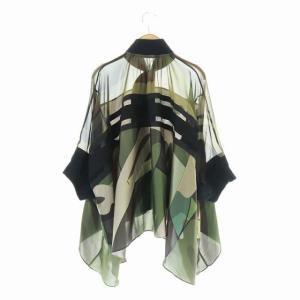 sacai 21SS KAWS Blouson ブルゾン ジャケット シアー シフォン 1 ブラック